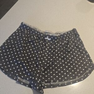 Gray Polka Dot Shorts
